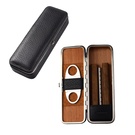 2 Cigar Humidor Black