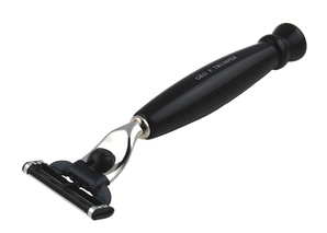 Mach 3 Razor Black Curved Handle