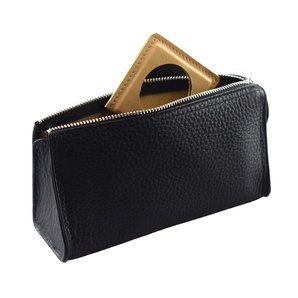 Small Wash Bag With Mirror Black