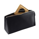 Small Wash Bag With Mirror Black
