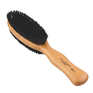 Clothes Brush Cherry Wood Double Sided