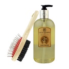 Dog Wash 500ml + Double Sided Dog Brush