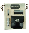 Safety Razor Travel Razor in Leather Case