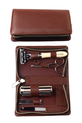 5 Piece Shaving Box (Mach 3) Havana