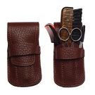 4 Piece Moustache Set Havana