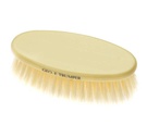 Hair Brush Simulated Ivory Oval Military