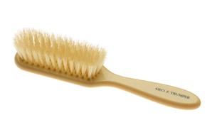 Hair Brush Simulated Ivory Oblong Handled
