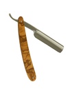 Open Razor Olive Wood