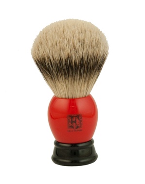 Super Badger Shaving Brush (Special Edition) Red and Black