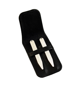 Sterling Silver Collar Stiffeners