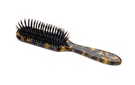 Hair Brush Simulated Tortoiseshell Oblong Handled